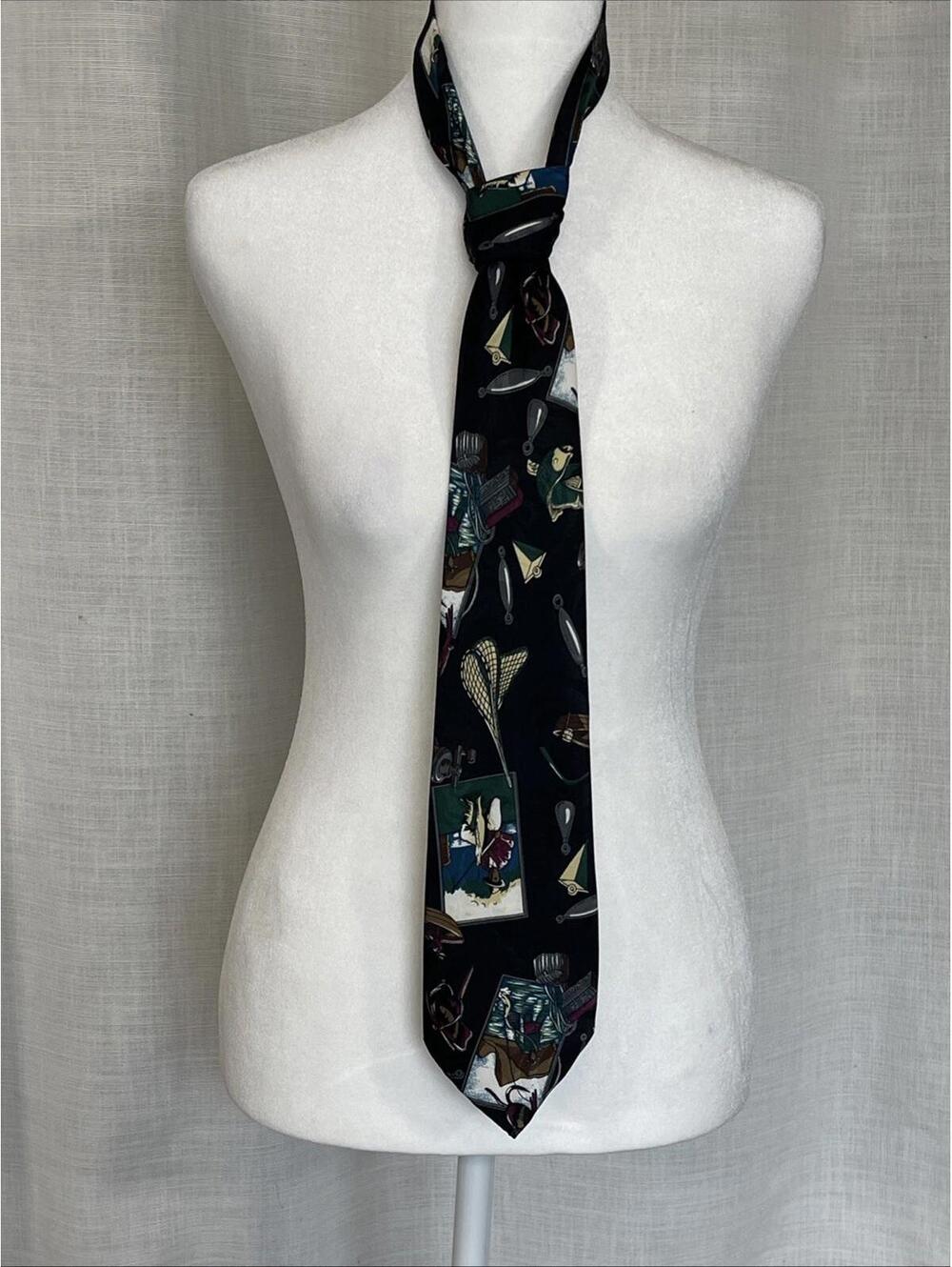 Tolstoy Handmade High Fashion Fishing Tie